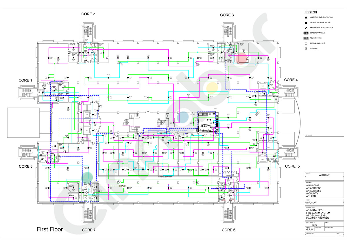 Fire Detection Layout